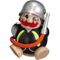 Kugelräucherfigur - Feuerwehrmann