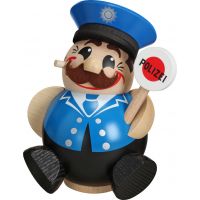 Kugelräucherfigur - Polizist