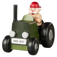 KWO Räuchermann Traktorfahrer, 10cm