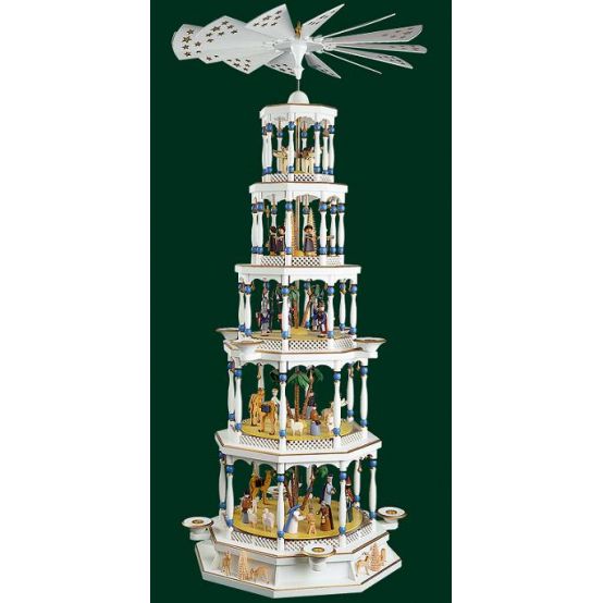 Glässer Pyramide, Christi Geburt2, 123cm
