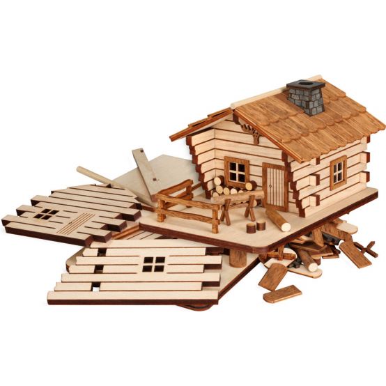 Bausatz Räucherhaus Blockhütte
