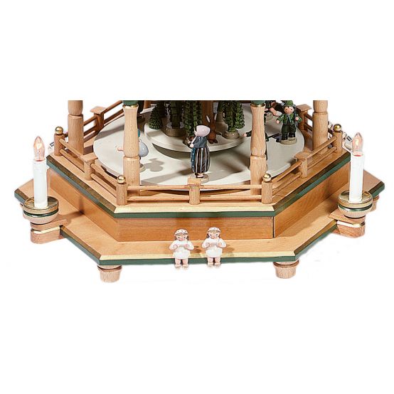 KWO Pyramide, natur, elektrisch, 106cm