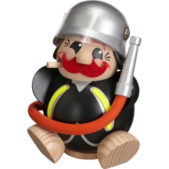 Kugelräucherfigur - Feuerwehrmann