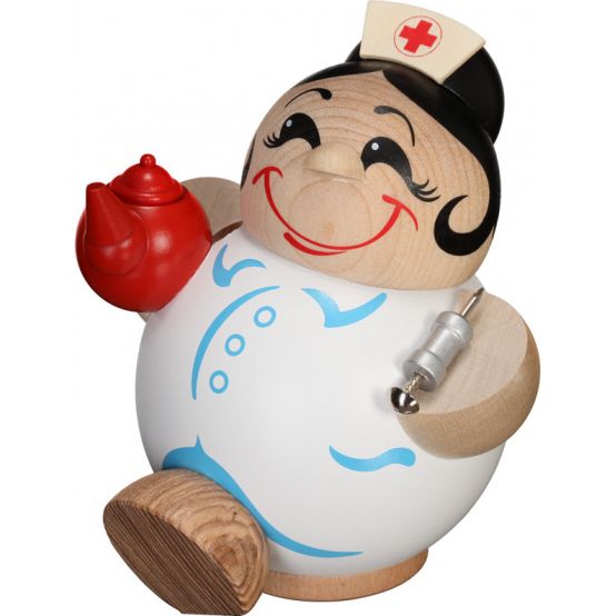 Kugelräucherfigur - Krankenschwester