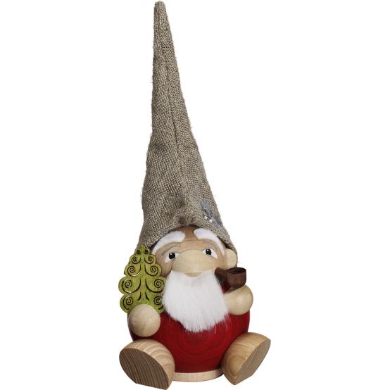 Kugelräucherfigur - Waldzwerg Weihnachtsmann