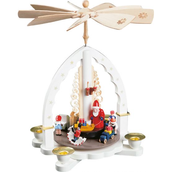 Glässer Pyramide Weihnachtsbescherung2, 27cm