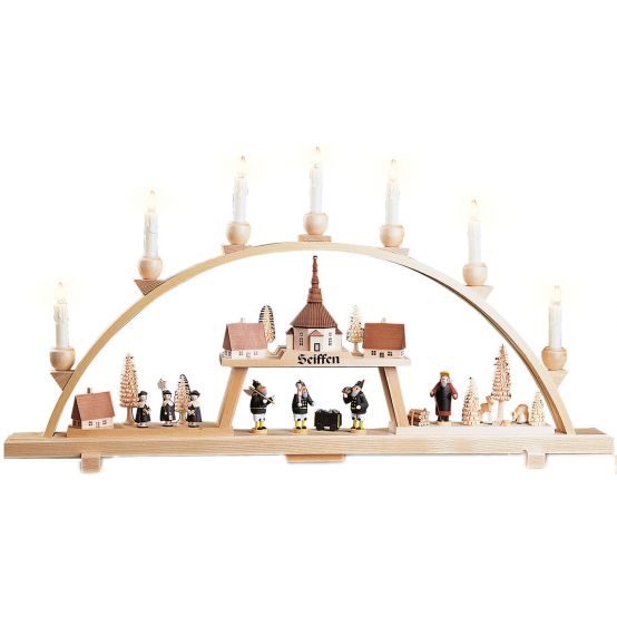 Schwibbogen - Seiffener Kirchdorf, 75cm